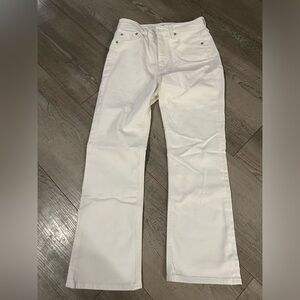 Club monaco white denim jeans, size 27